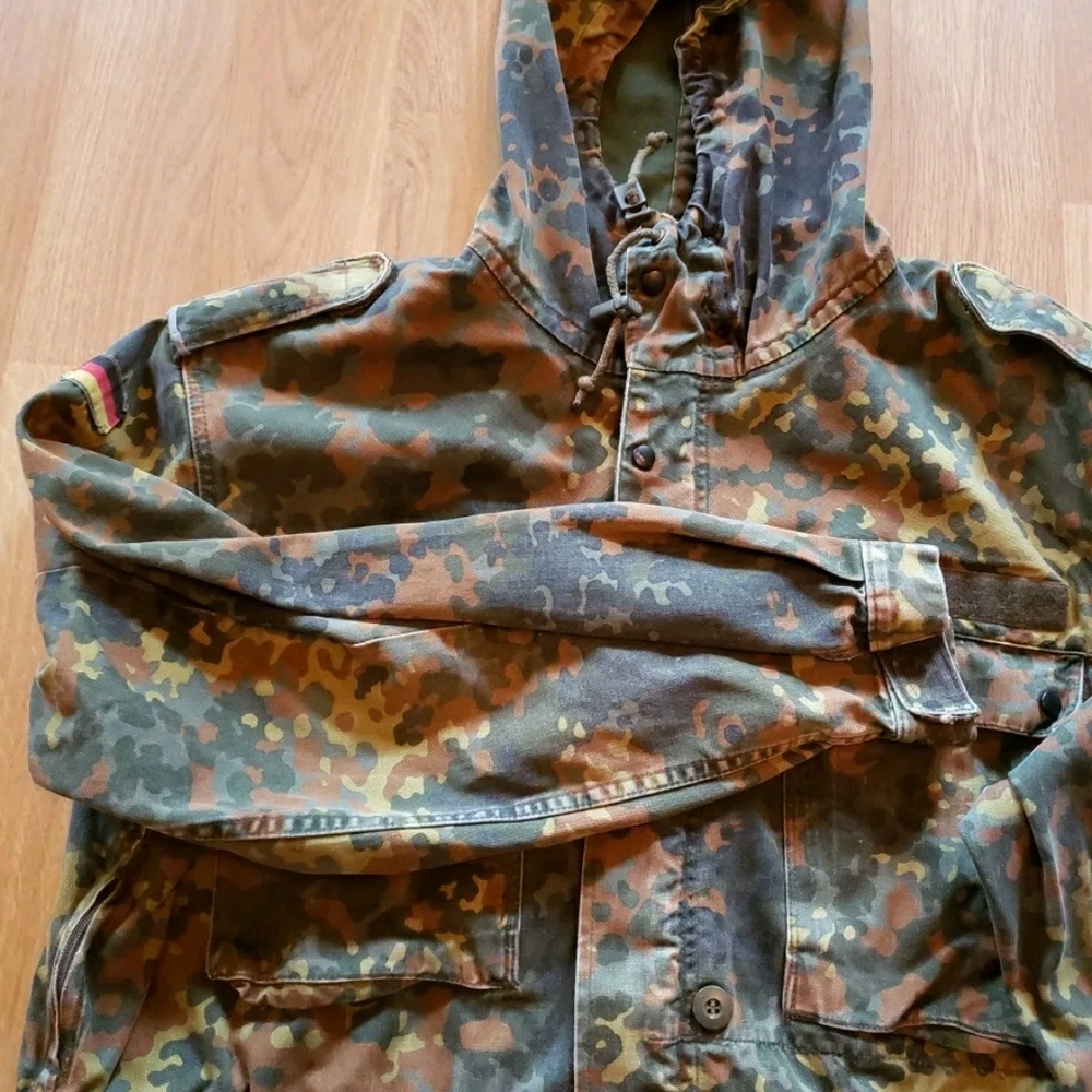 VTG H WINNEN GMBH & CO German Army Military Field Jacket Mens XL Camouflage 1994